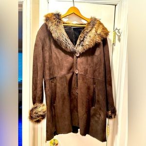 Blue Duck Shearling with fox